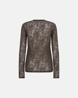 Hype The Detail Lace Blouse 3-852-14-2 Col. Brun