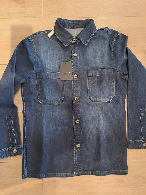 Sand Copenhagen overshirt Anders denim