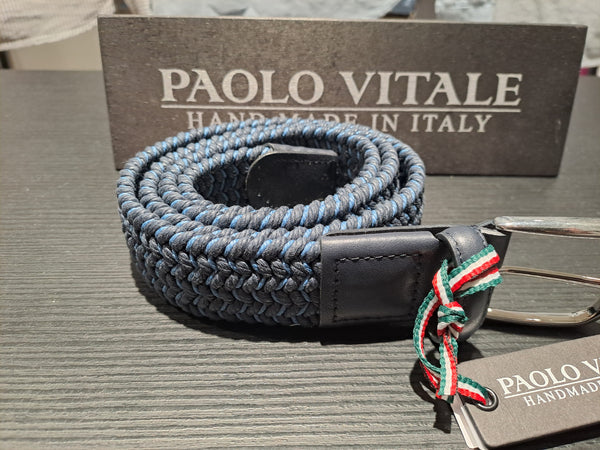 Paolo Vitale bælte elastik 24E08241 navy