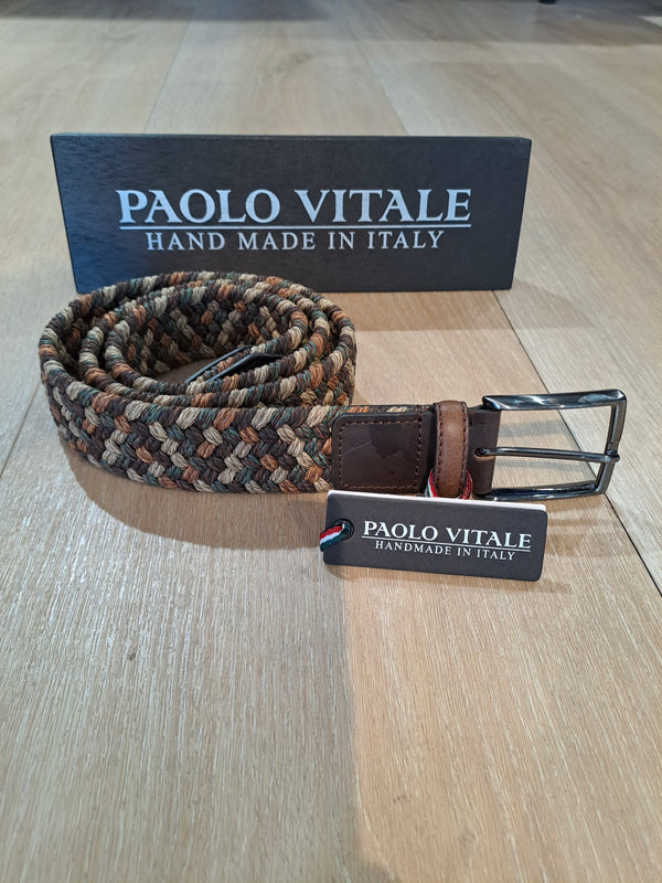 Paolo Vitale elastikbælte 1931931-2367 brun