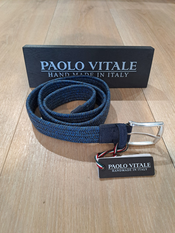 Paolo Vitale elastikbælte 1222131-418 navy