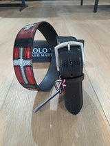 Paolo Vitale bælte "Flag" sort varan