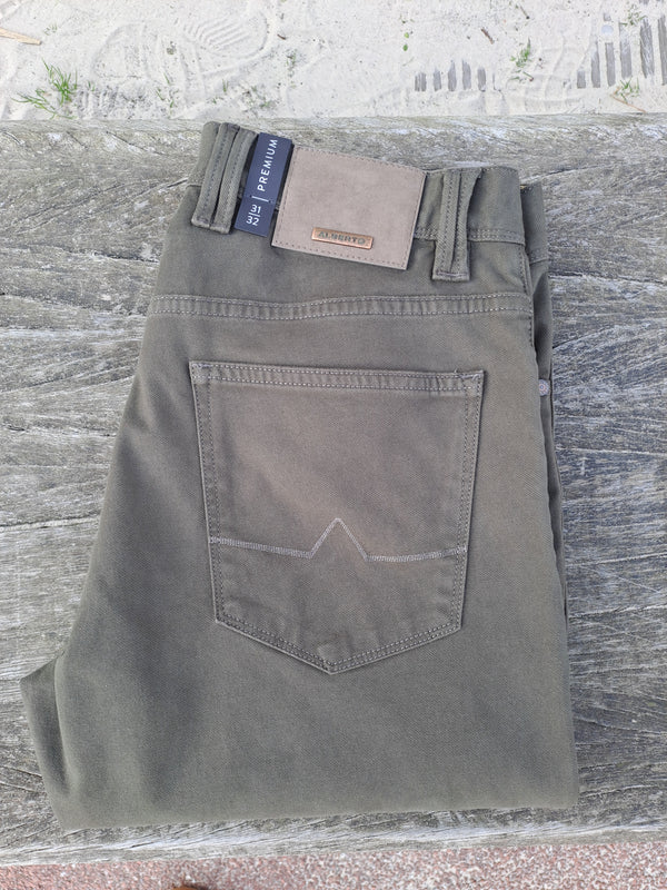 Alberto twill jeans 4207-1407 brun/685