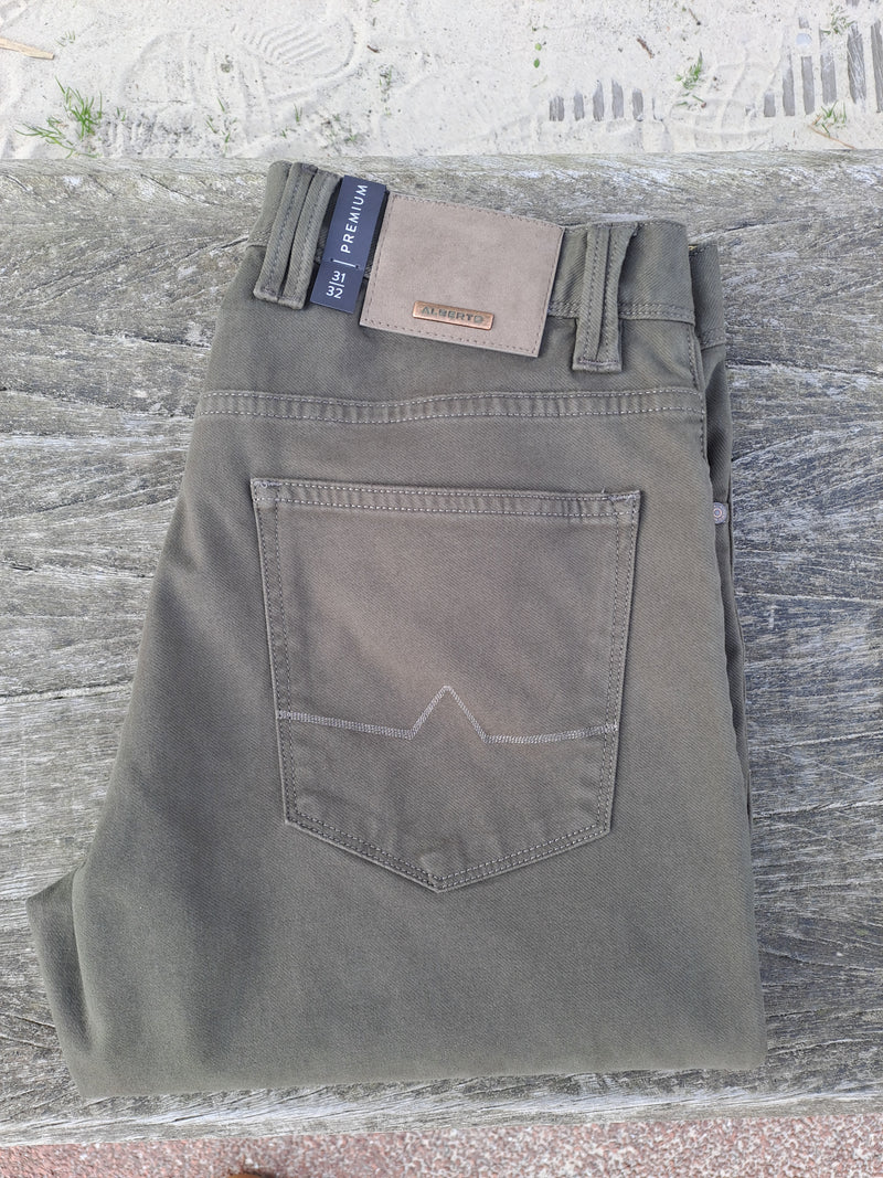 Alberto twill jeans 4207-1407 brun/685