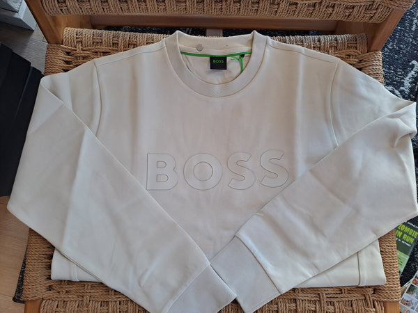 Boss sweatshirt SALBO 50506119 offwhite