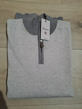 Stenstrøms strik 1/2 zip, 422298-1355 sand