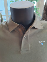 Barbour polo t-shirt tartan MML0012 army/51