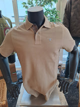 Barbour polo t-shirt tartan MML0012 sand/39