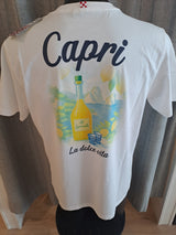 Saint Barth t-shirt LA DOLCE VITA hvid