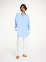 By Malene Birger Skjorte Maye 103166 Col. Blå QR2
