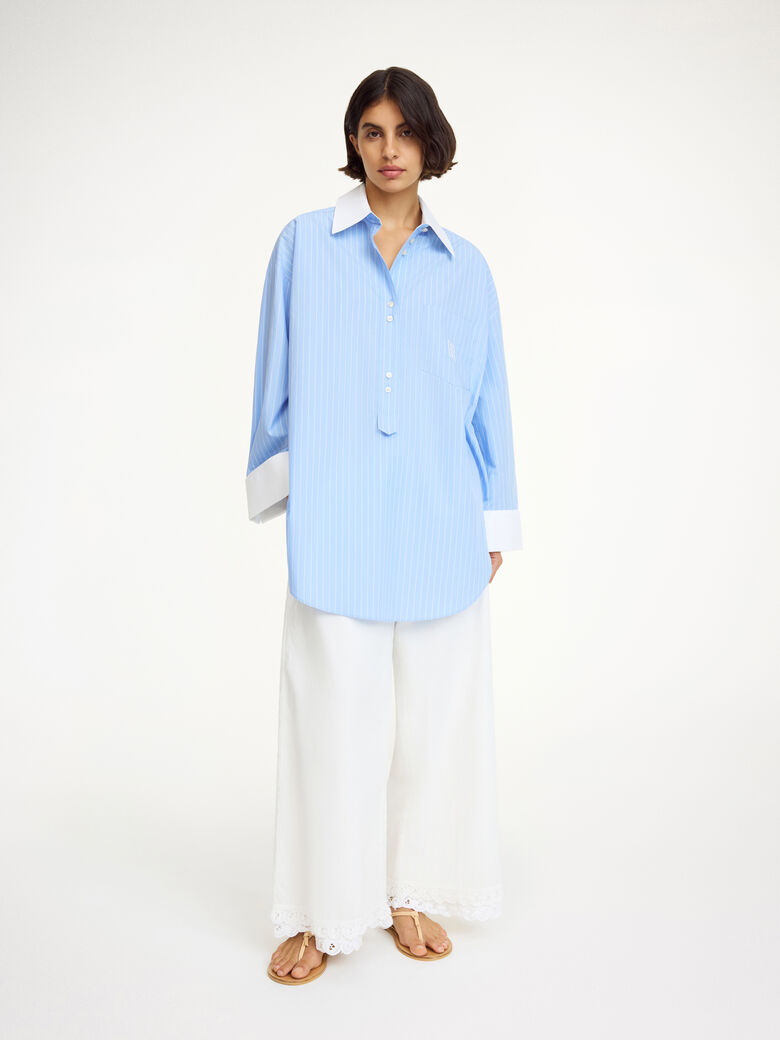By Malene Birger Skjorte Maye 103166 Col. Blå QR2