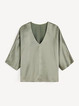 By Malene Birger Lucia Satin Blouse 103809 Col. 4G1