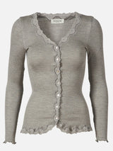 Rosemunde Cardigan RWBarbette LS 5420 Col. Ligth grey melange 008