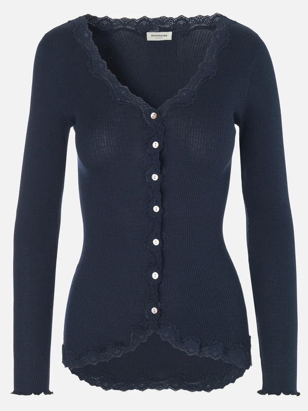 Rosemunde Cardigan RWBabette LS 5420 Col. Navy 135