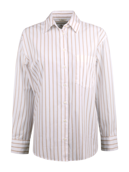 Stenstrøms Skjorte Jackie Col. 222 Beige stripe