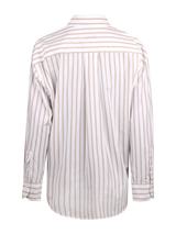 Stenstrøms Skjorte Jackie Col. 222 Beige stripe