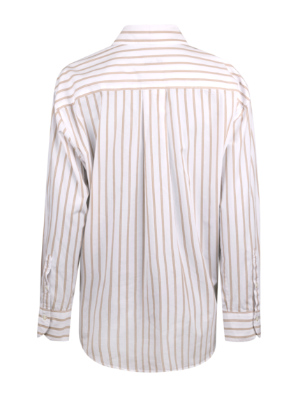 Stenstrøms Skjorte Jackie Col. 222 Beige stripe