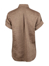 Stenstrøms Skjorte Jenna Col. Light Brown
