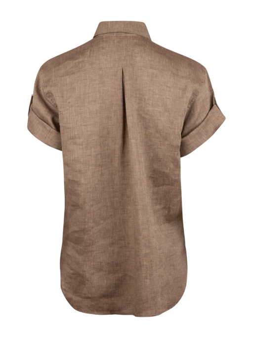 Stenstrøms Skjorte Jenna Col. Light Brown