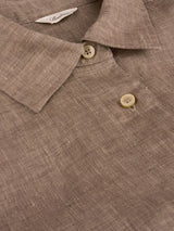 Stenstrøms Skjorte Jenna Col. Light Brown