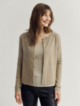Rosemunde RWLaica LS O-Neck Cardigan 1421 Col. Atmosphere melange