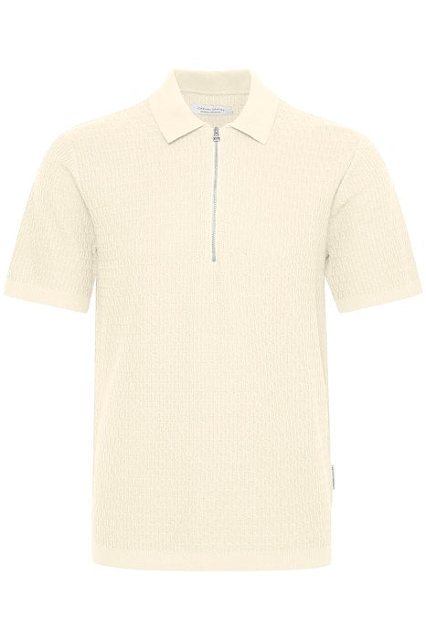 Casual Friday strik polo 20505396 hvid 120806