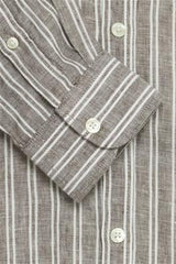 Casual Friday Hørskjorte 20505461 grå 190614
