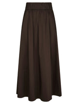 Neo Noir Yara Poplin Skirt 158280 Col. Chocolate Brown 584