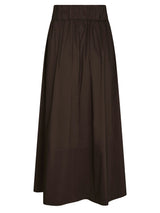 Neo Noir Yara Poplin Skirt 158280 Col. Chocolate Brown 584