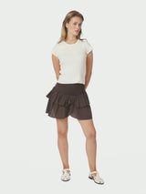 Neo Noir Carin R Skirt 158315 Col. Dark Brown