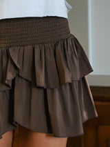 Neo Noir Carin R Skirt 158315 Col. Dark Brown