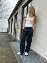 Neo Noir Sonar Linen Pants 158949 Col. Navy 141