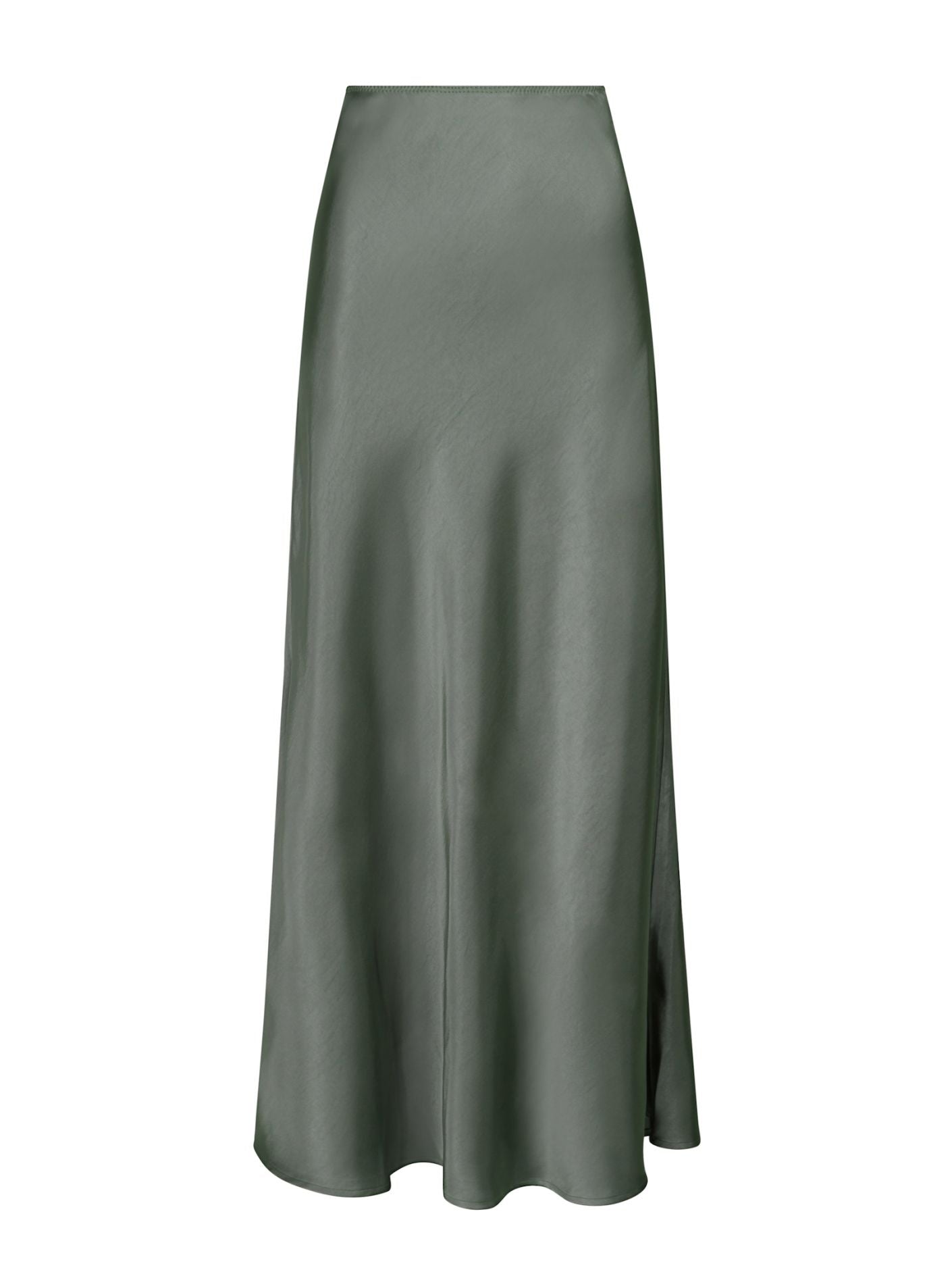 Vicky Heavy Sateen Nederdel - Midnight Blue