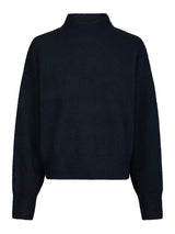 Neo Noir Paulina Knit Blouse 159703 Col. Navy