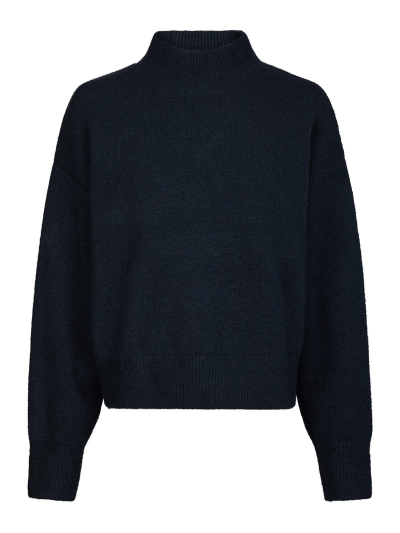Neo Noir Paulina Knit Blouse 159703 Col. Navy