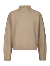 Neo Noir Paulina Knit Blouse 159703 Col. Warm grey