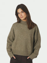 Neo Noir Paulina Knit Blouse 159703 Col. Moss gree