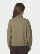 Neo Noir Paulina Knit Blouse 159703 Col. Moss gree