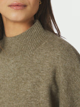 Neo Noir Paulina Knit Blouse 159703 Col. Moss gree