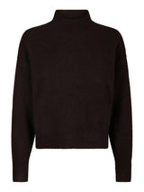 Neo Noir Paulina Knit Blouse 159703 Col.Dark brown