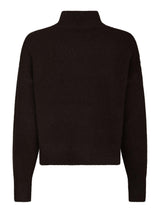 Neo Noir Paulina Knit Blouse 159703 Col.Dark brown