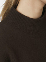 Neo Noir Paulina Knit Blouse 159703 Col.Dark brown