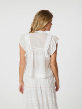 Neo Noir Jayla S Voile Top 159881 Col. White 120