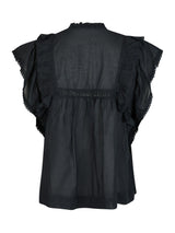 Neo Noir Jayla S Voile Top 159881 Col. Navy