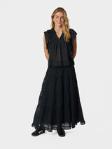 Neo Noir Jayla S Voile Top 159881 Col. Navy