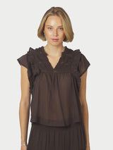 Neo Noir Jayla S Voile Top 159881 Col. 676