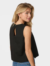 Neo Noir Svetlana Linen Top 159947 Col. 100