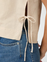 Neo Noir Svetlana Linen Top 159947 Col. 213