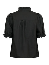 Neo Noir Odesa Linen Blouse 160264 Col. Black 100