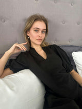 Neo Noir Odesa Linen Blouse 160264 Col. Black 100